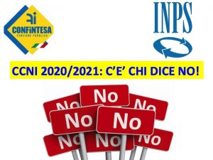 CCNI 2020/2021: C’E’ CHI DICE NO!